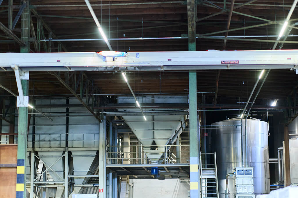 De Heus binnen in het pand